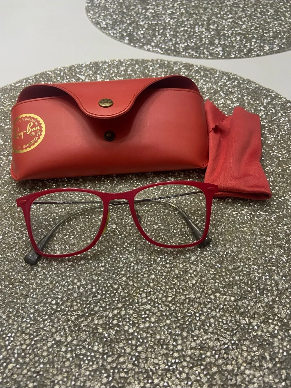 Ray-Ban girls light ray magenta pink prescription eyeglass frames
